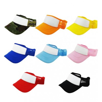 Wholesale Oem Custom Sublimation Sun Visor Sports Baseball Hat Adjustable Sun Visor Sublimation Blank Visor Sports Caps