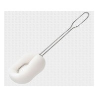 Custom retractable long handle baby feeding water bottle Soft sponge cleaning Cup brush  RK-N6015